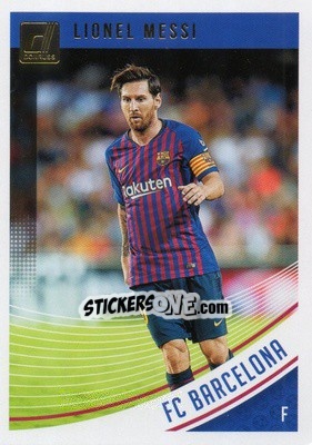 Sticker Lionel Messi - Donruss Soccer 2018-2019 n. 1 - Panini