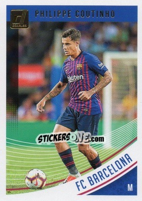 Sticker Philippe Coutinho - Donruss Soccer 2018-2019 n. 3 - Panini