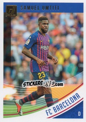 Sticker Samuel Umtiti - Donruss Soccer 2018-2019 n. 6 - Panini