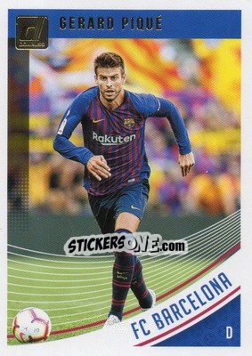 Sticker Gerard Pique - Donruss Soccer 2018-2019 n. 7 - Panini