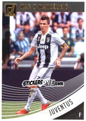 Sticker Mario Mandzukic - Donruss Soccer 2018-2019 n. 10 - Panini
