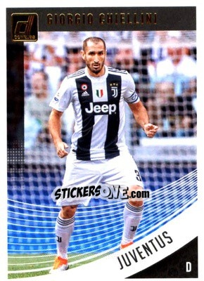 Sticker Giorgio Chiellini - Donruss Soccer 2018-2019 n. 15 - Panini