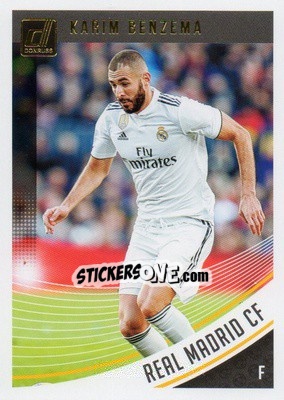 Sticker Karim Benzema - Donruss Soccer 2018-2019 n. 26 - Panini