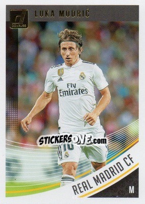Sticker Luka Modric - Donruss Soccer 2018-2019 n. 28 - Panini
