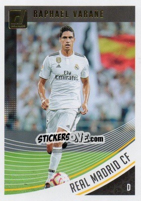 Sticker Raphael Varane - Donruss Soccer 2018-2019 n. 30 - Panini