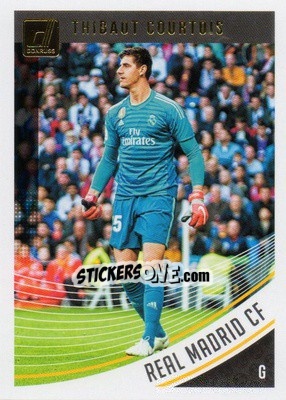 Sticker Thibaut Courtois - Donruss Soccer 2018-2019 - Panini