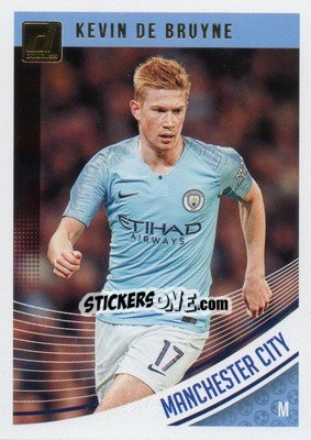 Sticker Kevin De Bruyne - Donruss Soccer 2018-2019 n. 41 - Panini