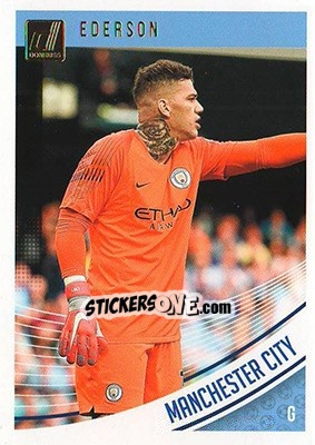 Sticker Ederson - Donruss Soccer 2018-2019 n. 44 - Panini