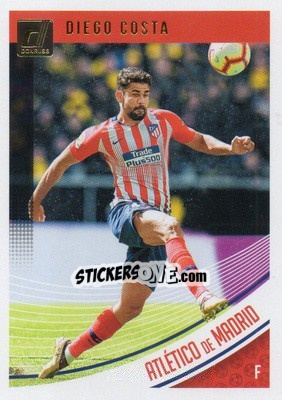 Sticker Diego Costa - Donruss Soccer 2018-2019 n. 45 - Panini