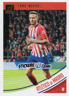 Sticker Saul Niguez - Donruss Soccer 2018-2019 n. 47 - Panini