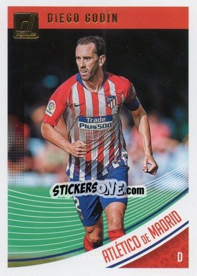 Sticker Diego Godin - Donruss Soccer 2018-2019 n. 49 - Panini