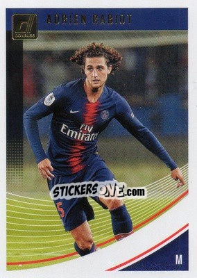 Sticker Adrien Rabiot - Donruss Soccer 2018-2019 n. 55 - Panini