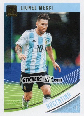 Sticker Lionel Messi - Donruss Soccer 2018-2019 n. 88 - Panini