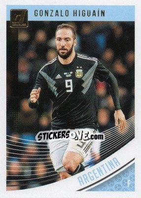 Sticker Gonzalo Higuain - Donruss Soccer 2018-2019 n. 89 - Panini