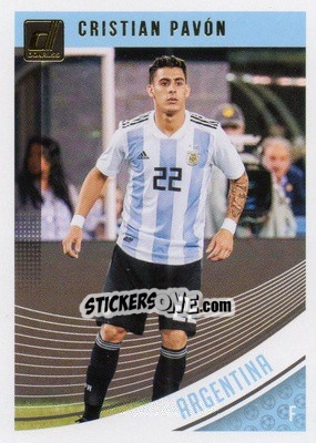 Sticker Cristian Pavon - Donruss Soccer 2018-2019 n. 91 - Panini