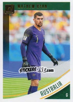 Sticker Mathew Ryan - Donruss Soccer 2018-2019 n. 98 - Panini