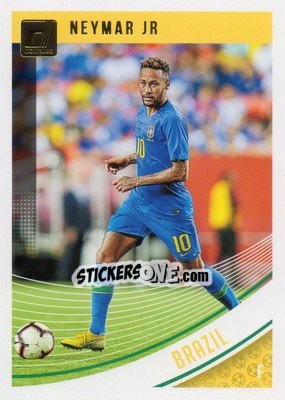 Sticker Neymar Jr - Donruss Soccer 2018-2019 n. 104 - Panini