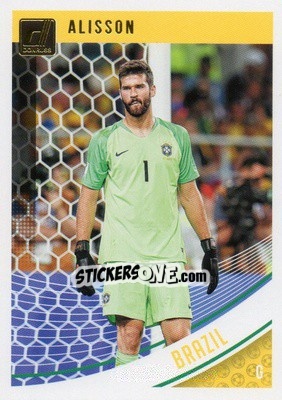 Sticker Alisson - Donruss Soccer 2018-2019 n. 110 - Panini