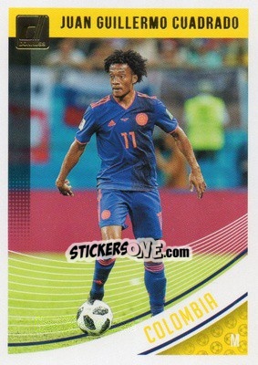Sticker Juan Guillermo Cuadrado - Donruss Soccer 2018-2019 n. 112 - Panini