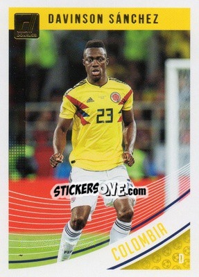 Sticker Davinson Sanchez - Donruss Soccer 2018-2019 n. 113 - Panini