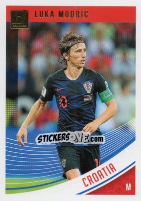 Sticker Luka Modric - Donruss Soccer 2018-2019 n. 116 - Panini