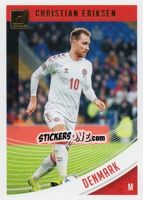 Sticker Christian Eriksen - Donruss Soccer 2018-2019 - Panini