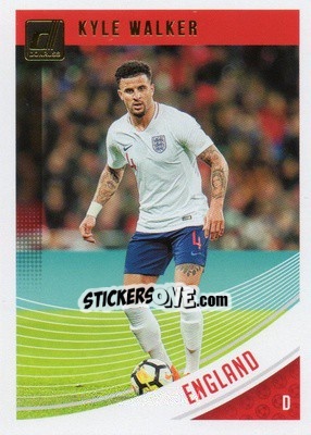 Sticker Kyle Walker - Donruss Soccer 2018-2019 n. 129 - Panini