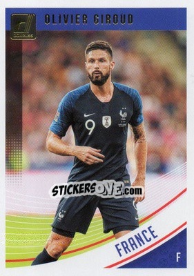 Sticker Olivier Giroud - Donruss Soccer 2018-2019 - Panini