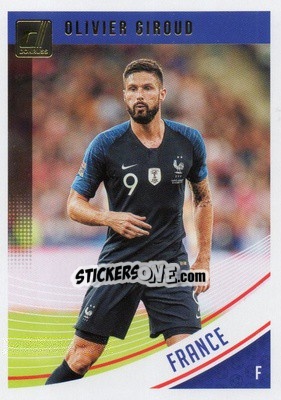 Sticker Olivier Giroud - Donruss Soccer 2018-2019 n. 130 - Panini
