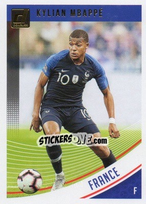 Sticker Kylian Mbappe - Donruss Soccer 2018-2019 n. 132 - Panini