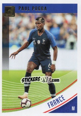 Sticker Paul Pogba - Donruss Soccer 2018-2019 n. 133 - Panini