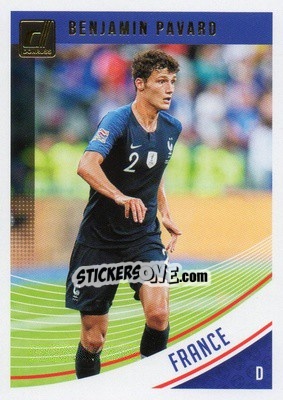 Sticker Benjamin Pavard - Donruss Soccer 2018-2019 n. 135 - Panini