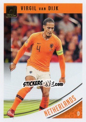 Sticker Virgil van Dijk - Donruss Soccer 2018-2019 n. 156 - Panini