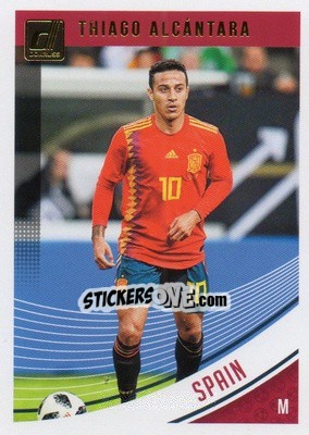 Sticker Thiago Alcantara - Donruss Soccer 2018-2019 n. 165 - Panini