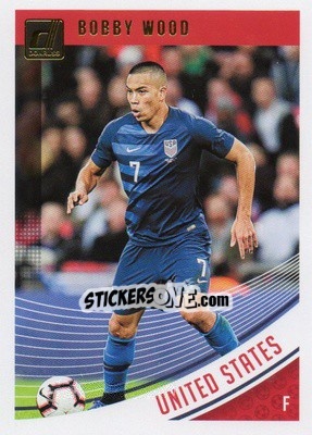 Sticker Bobby Wood - Donruss Soccer 2018-2019 n. 169 - Panini
