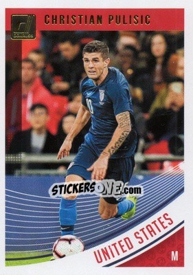 Sticker Christian Pulisic - Donruss Soccer 2018-2019 - Panini