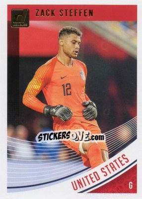 Sticker Zack Steffen - Donruss Soccer 2018-2019 n. 175 - Panini
