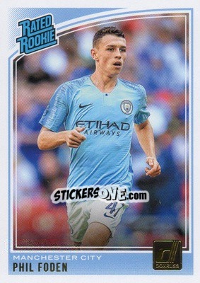 Sticker Phil Foden - Donruss Soccer 2018-2019 n. 179 - Panini