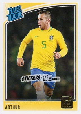 Sticker Arthur - Donruss Soccer 2018-2019 n. 185 - Panini