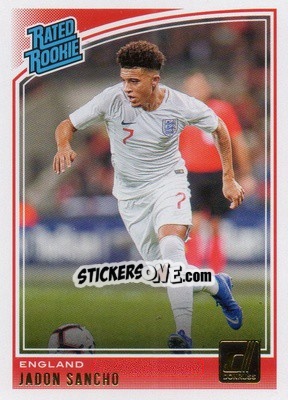 Cromo Jadon Sancho - Donruss Soccer 2018-2019 - Panini