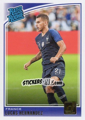 Sticker Lucas Hernandez - Donruss Soccer 2018-2019 n. 190 - Panini