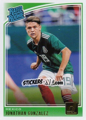 Cromo Jonathan Gonzalez - Donruss Soccer 2018-2019 n. 194 - Panini