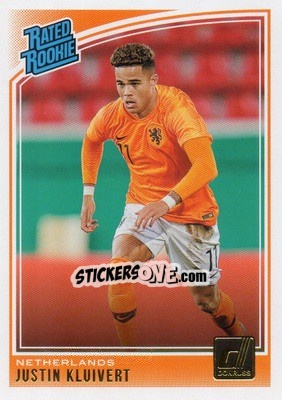 Sticker Justin Kluivert - Donruss Soccer 2018-2019 n. 196 - Panini