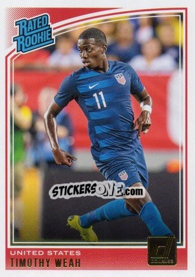 Cromo Timothy Weah - Donruss Soccer 2018-2019 - Panini