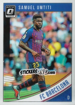 Sticker Samuel Umtiti - Donruss Soccer 2018-2019 n. O-6 - Panini