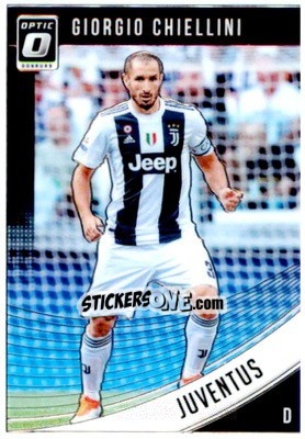 Sticker Giorgio Chiellini - Donruss Soccer 2018-2019 - Panini