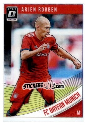 Sticker Arjen Robben - Donruss Soccer 2018-2019 n. O-19 - Panini