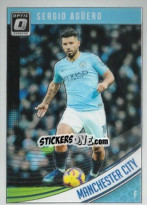 Sticker Sergio Aguero - Donruss Soccer 2018-2019 n. O-37 - Panini