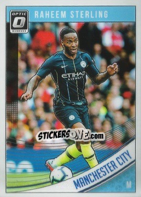 Sticker Raheem Sterling - Donruss Soccer 2018-2019 n. O-39 - Panini