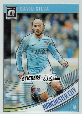 Sticker David Silva - Donruss Soccer 2018-2019 n. O-42 - Panini
